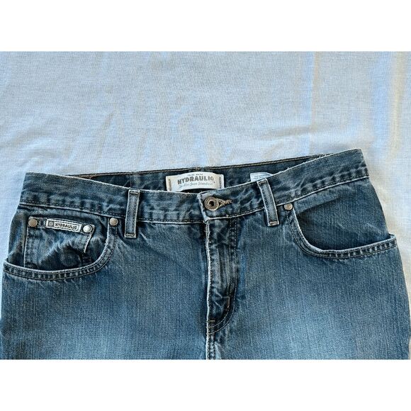 Hydraulic Women's Jeans Bootcut Size 7/8 100% Cotton High Rise - Picture 3 of 10